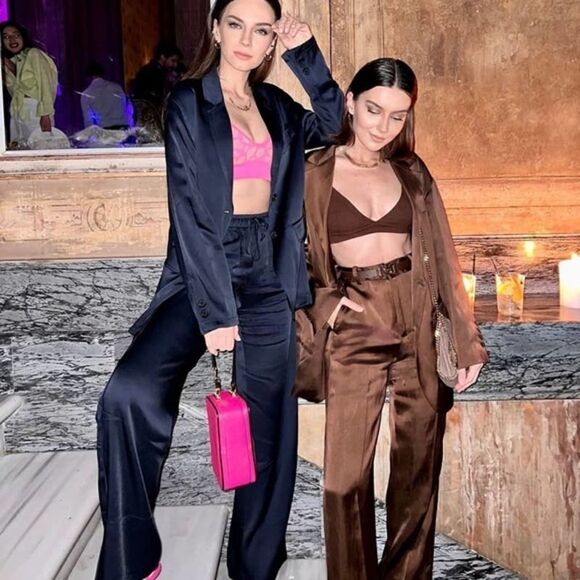 ZARA Blazer Flowy Viscose Linen Blend Pockets New - Picture 6 of 10